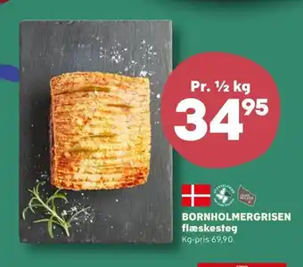 SuperBrugsen Bornholmergrisen flæskesteg tilbud