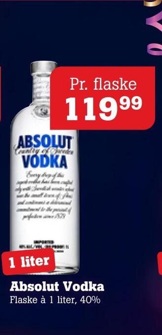 Poetzsch Padborg Absolut vodka tilbud