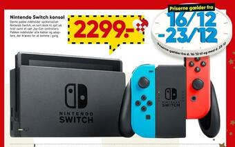 Bilka Nintendo switch konsol tilbud