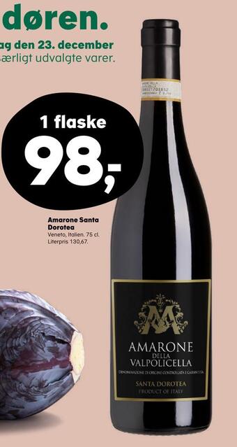 SuperBrugsen Amarone santa dorotea tilbud