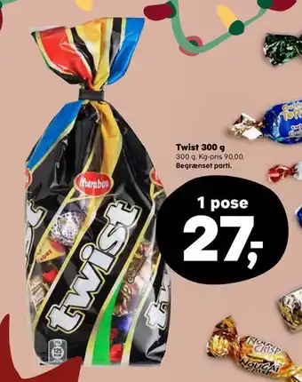 SuperBrugsen Twist 300 g tilbud