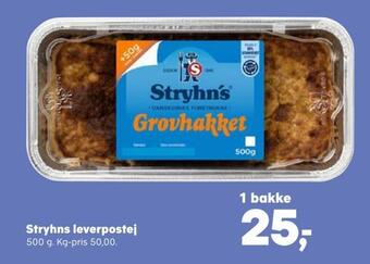 SuperBrugsen Stryhns leverpostej tilbud