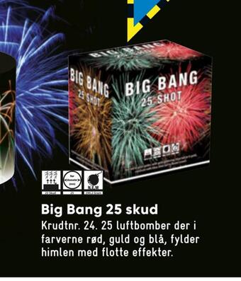 Bilka Big bang 25 skud tilbud