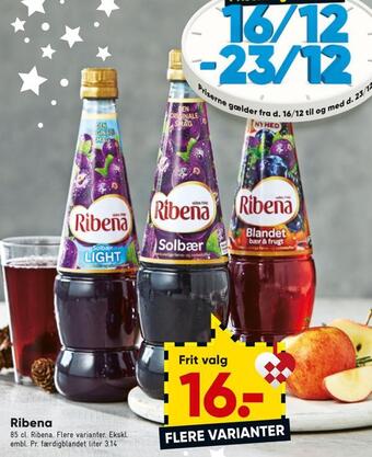 Bilka Ribena tilbud