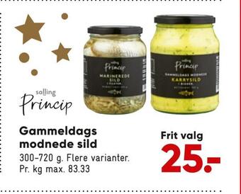 Bilka Gammeldags modnede sild tilbud