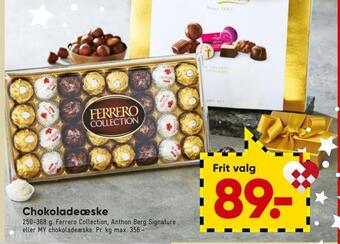Bilka Chokoladeæske tilbud