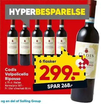 Bilka Cadis valpolicella ripasso tilbud