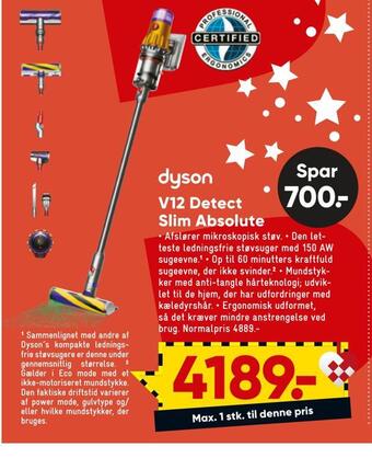 Bilka V12 detect slim absolute tilbud