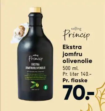 Bilka Ekstra jomfru olivenolie tilbud