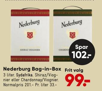 Bilka Nederburg bag-in-box tilbud