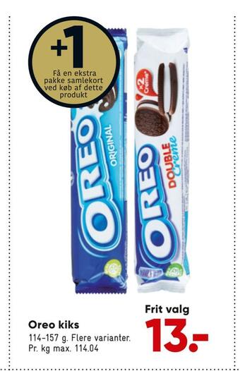 Bilka Oreo kiks tilbud
