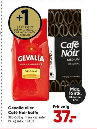 Bilka Gevalia eller café noir kaffe tilbud