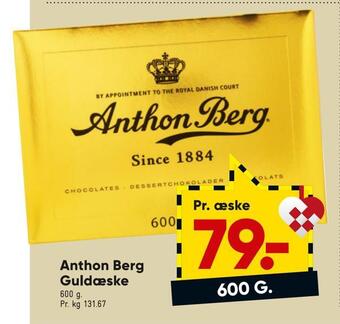 Bilka Anthon berg guldæske tilbud
