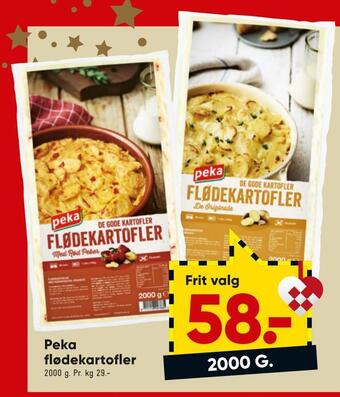 Peka flødekartofler
