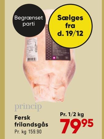 Bilka Fersk frilandsgås tilbud