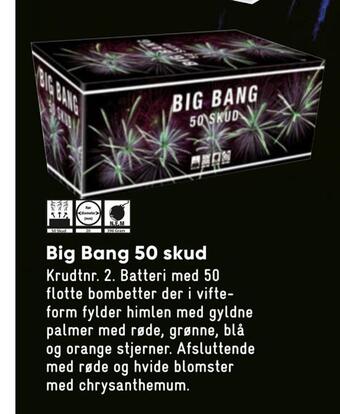 Bilka Big bang 50 skud tilbud