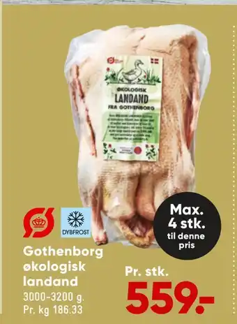 Bilka Gothenborg økologisk landand tilbud