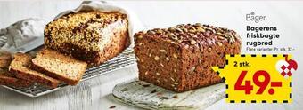 Bilka Bagerens friskbagte rugbrød tilbud