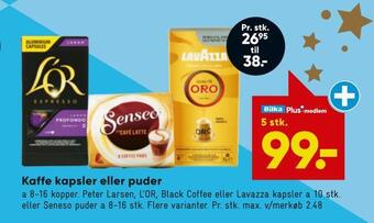 Bilka Kaffe kapsler eller puder tilbud