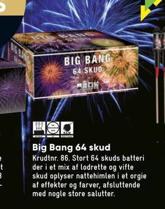 Bilka Big bang 64 skud tilbud