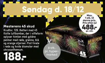 Bilka Mesterens 45 skud tilbud