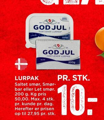 MENY Lurpak tilbud