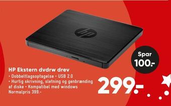 Hp ekstern dvdrw drev