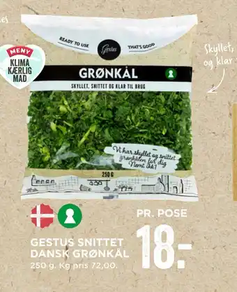 Gestus snittet dansk grønkål