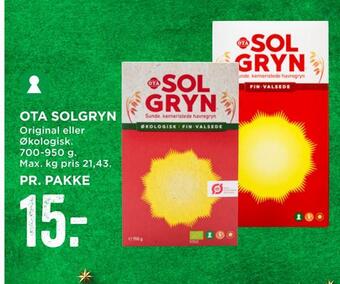 MENY Ota solgryn tilbud