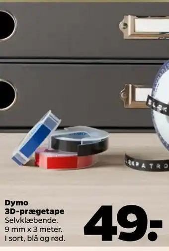Netto Dymo 3d-prægetape tilbud