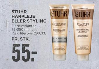 MENY Stuhr hårpleje eller styling tilbud