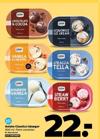 Netto Gelato classico isbæger tilbud
