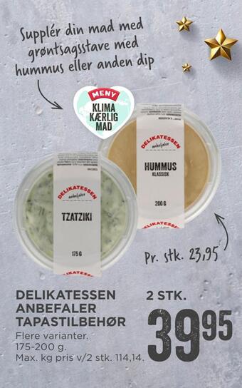 MENY Delikatessen anbefaler tapastilbehør tilbud