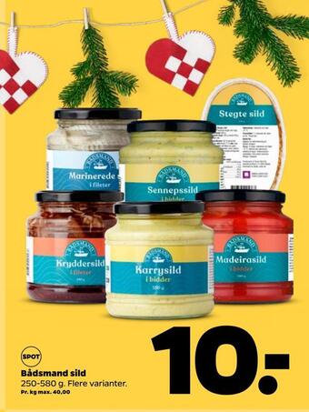 Netto Bådsmand sild tilbud