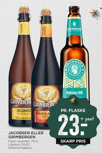 MENY Jacobsen eller grimbergen tilbud