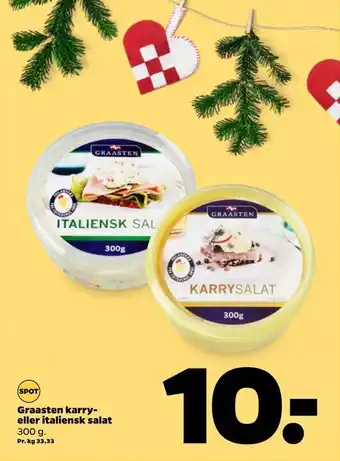 Netto Graasten karry eller italiensk salat tilbud