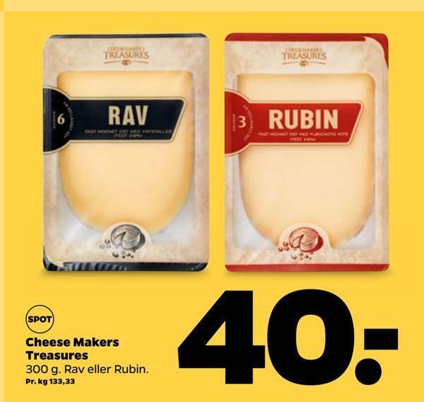 Cheese makers treasures tilbud hos Netto