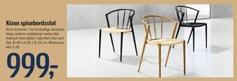 Føtex Kizon spisebordsstol tilbud