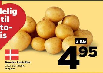 Netto Danske kartofler tilbud