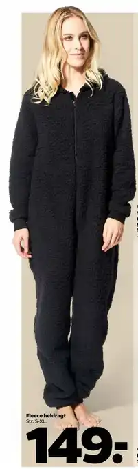 Netto Fleece heldragt tilbud