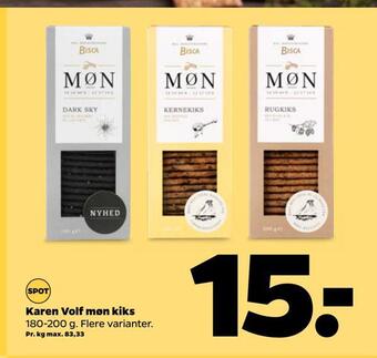 Karen volf møn kiks