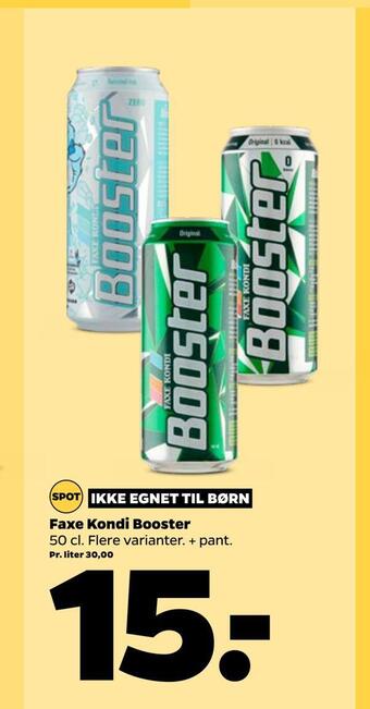 Netto Faxe kondi booster tilbud