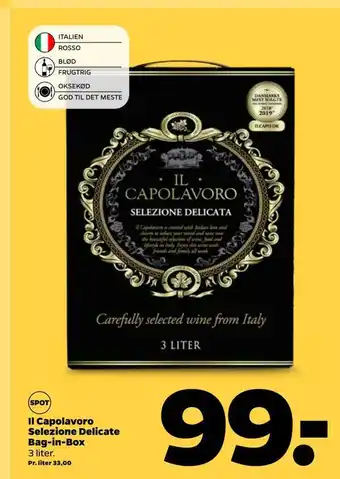 Netto Il capolavoro selezione delicate bag-in-box tilbud