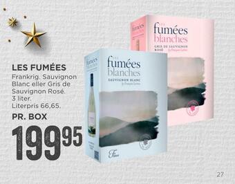 MENY Les fumées tilbud