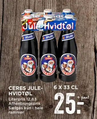 MENY Ceres julehvidtøl tilbud