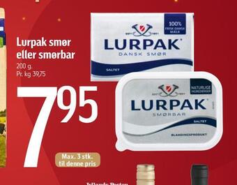 Føtex Lurpak smør eller smørbar tilbud