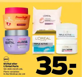 Netto Elvital eller l'oréal paris tilbud