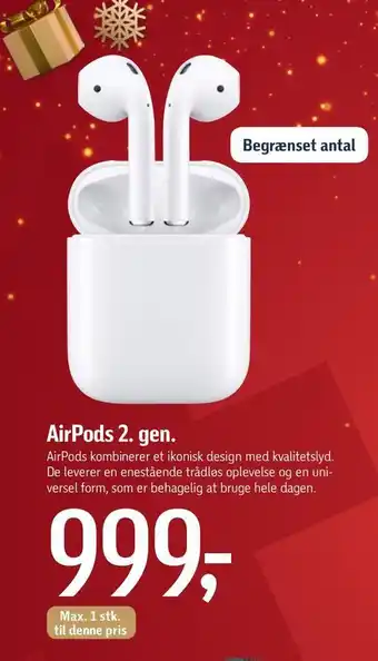 Føtex Airpods 2. gen tilbud