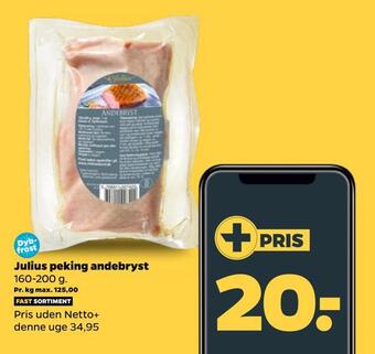 Netto Julius peking andebryst tilbud