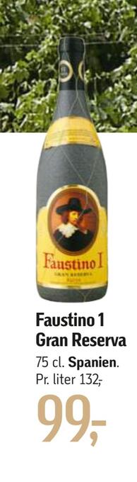 Føtex Faustino 1 gran reserva tilbud